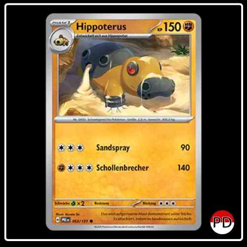 Hippoterus 053/131 Pokemon Prismatische Entwicklungen