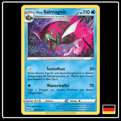 Hisui-Salmagnis 045/196 Pokemon Verlorener Ursprung