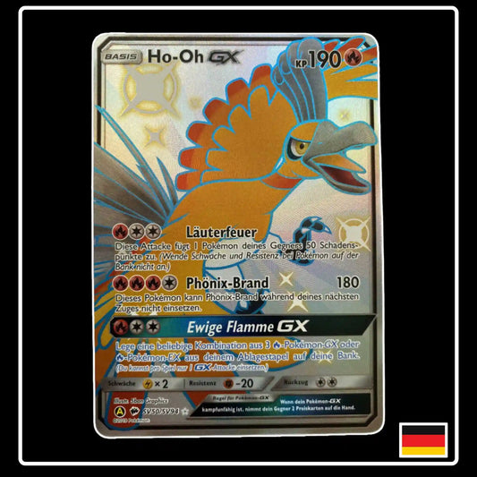 Ho-Oh GX Shiny SV50/SV94 Pokemon Verborgenes Schicksal