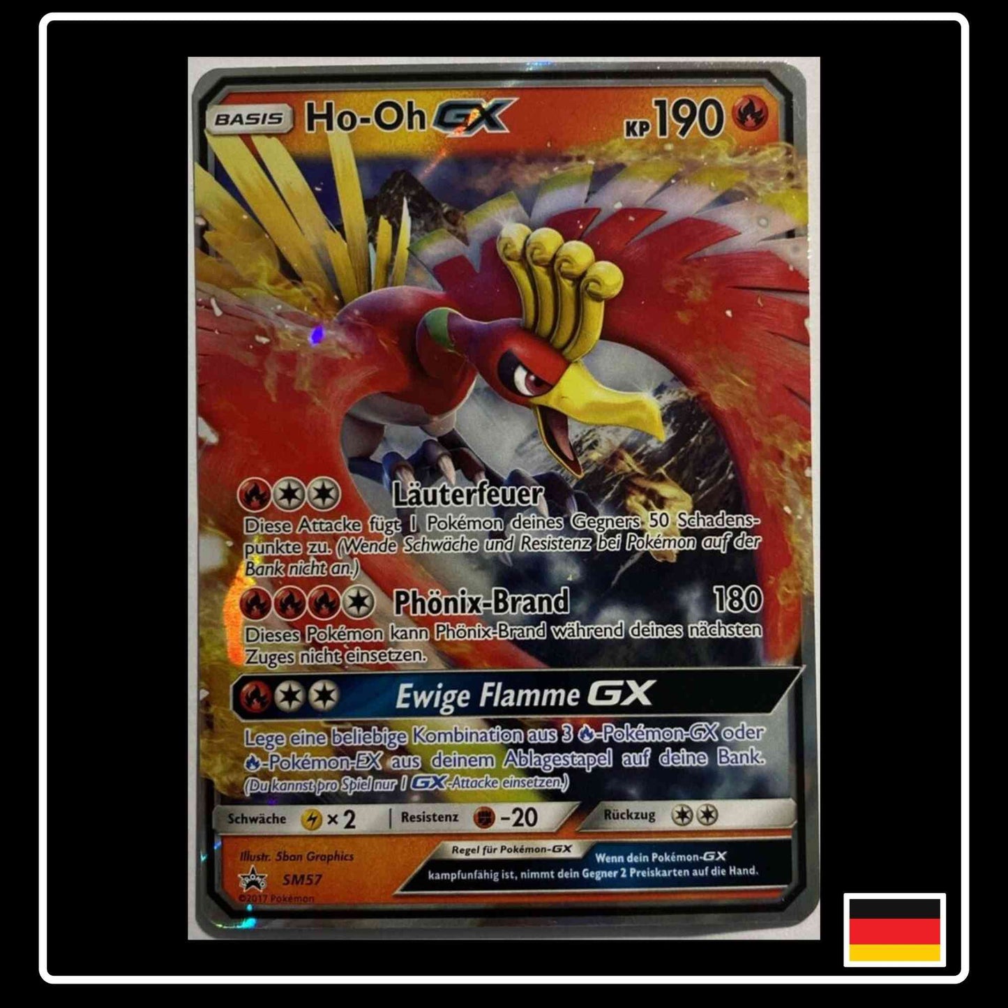Ho-Oh GX SM57 Pokemon Sonne & Mond Promo
