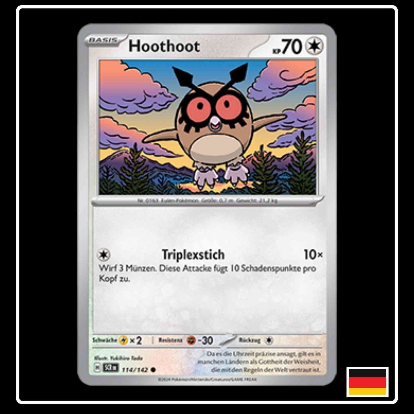 Hoothoot 114/142 Pokemon Stellarkrone