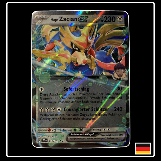 Hops Zacian ex 111/159 Pokemon Reisegefährten