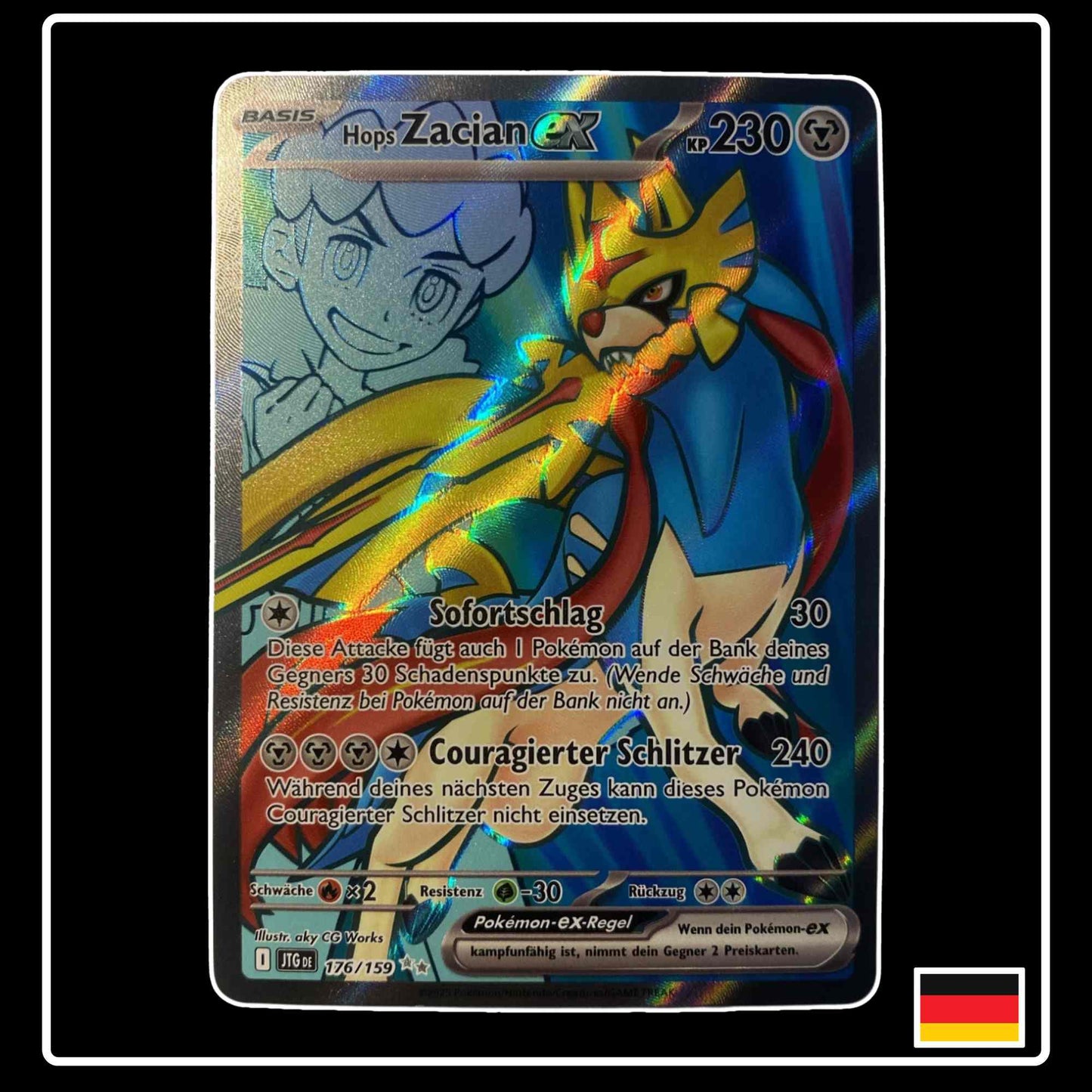 Hops Zacian ex 176/159 Pokemon Reisegefährten