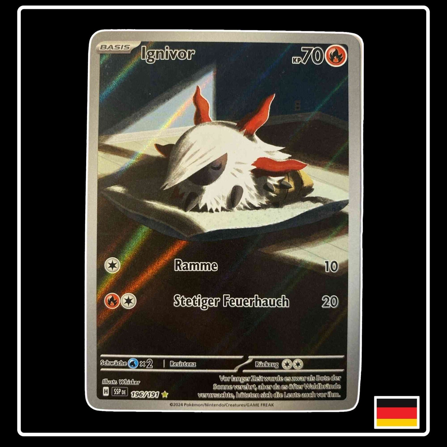 Ignivor 196/191 Pokemon Stürmische Funken