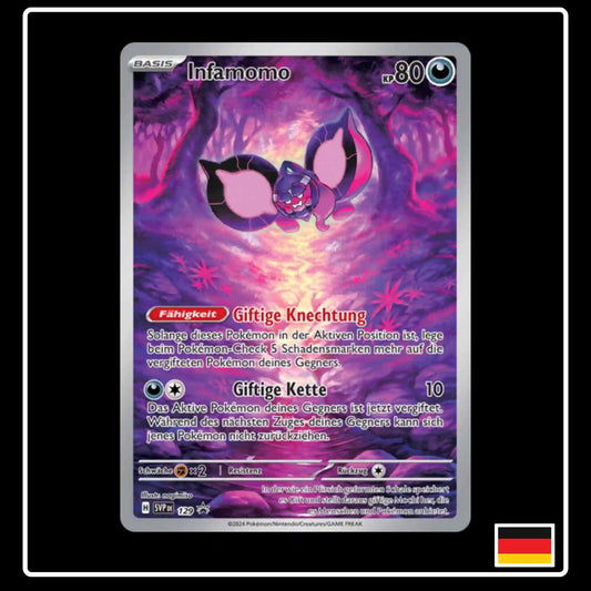 Infamomo Art Rare SVP DE 129 SV Black Star Promo (Sealed)