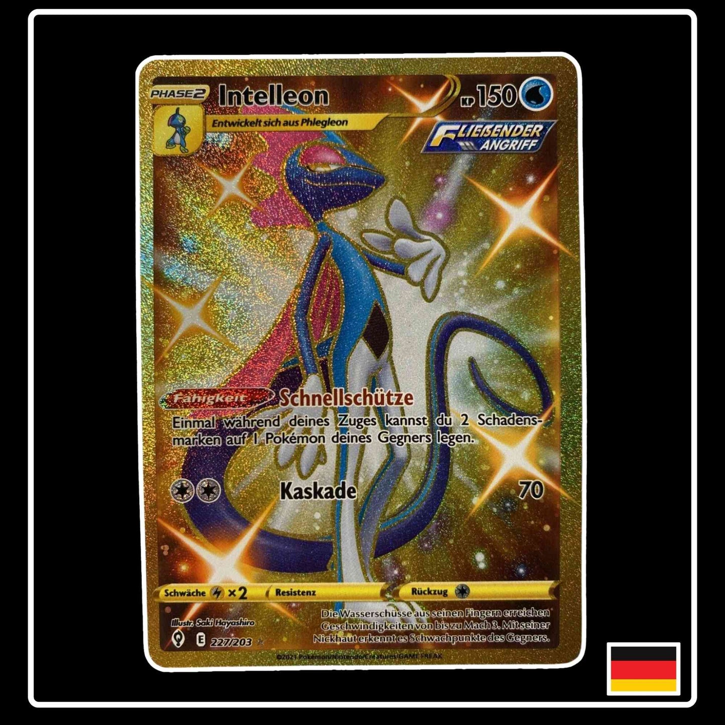 Intelleon GOLD 227/203 Pokemon Drachenwandel