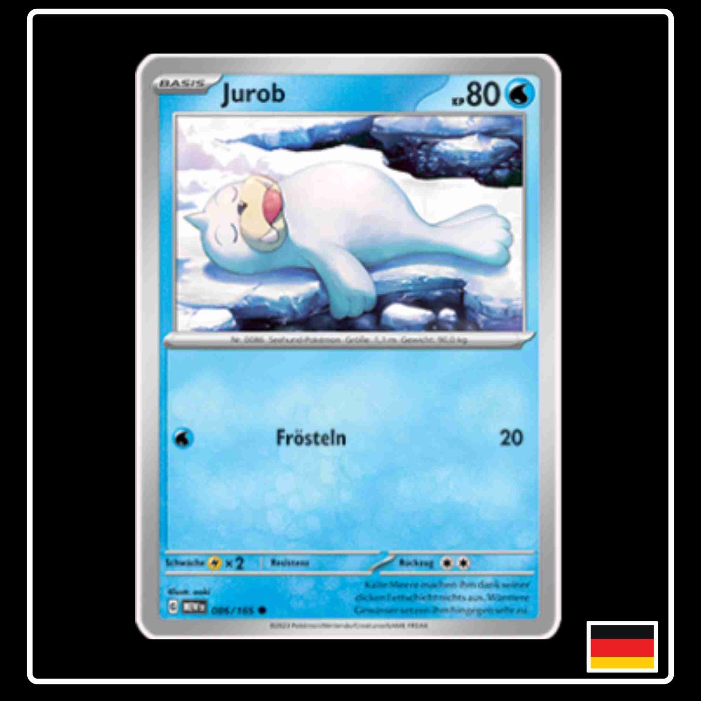 Jurob 086/165 aus dem Pokemon Set Karmesin & Purpur 151