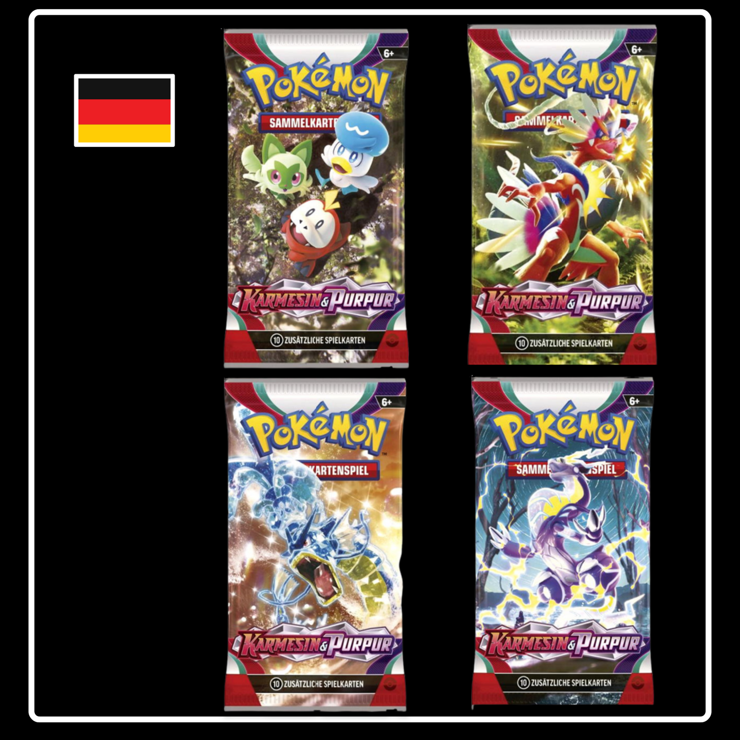 Pokemon Karmesin & Purpur Booster Pack (DE)