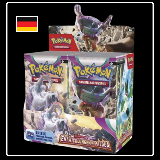 Karmesin & Purpur Entwicklungen in Paldea Booster Box (DE)