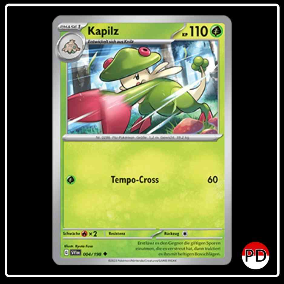 Kapilz 004/198 Pokemon Karmesin & Purpur