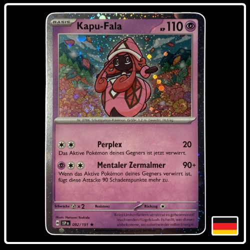 Kapu-Fela 092/191 Cosmic Holo Promo Stürmische Funken