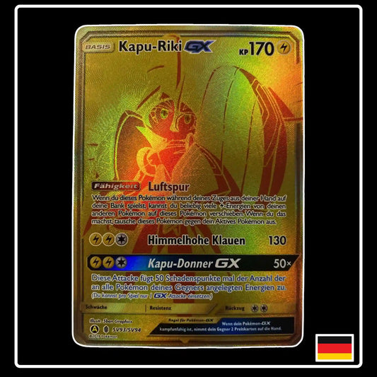 Kapu-Riki GX GOLD SV93/SV94 Pokemon Verborgenes Schicksal