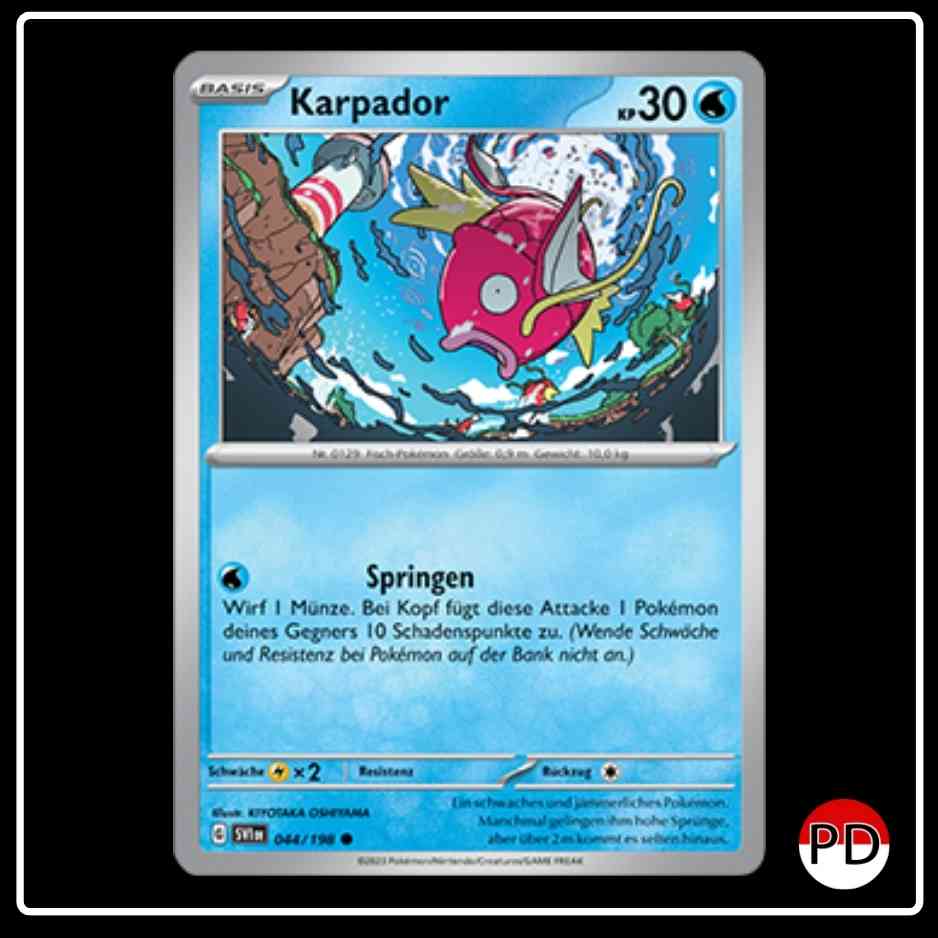 Karpador 044/198 Pokemon Karmesin & Purpur