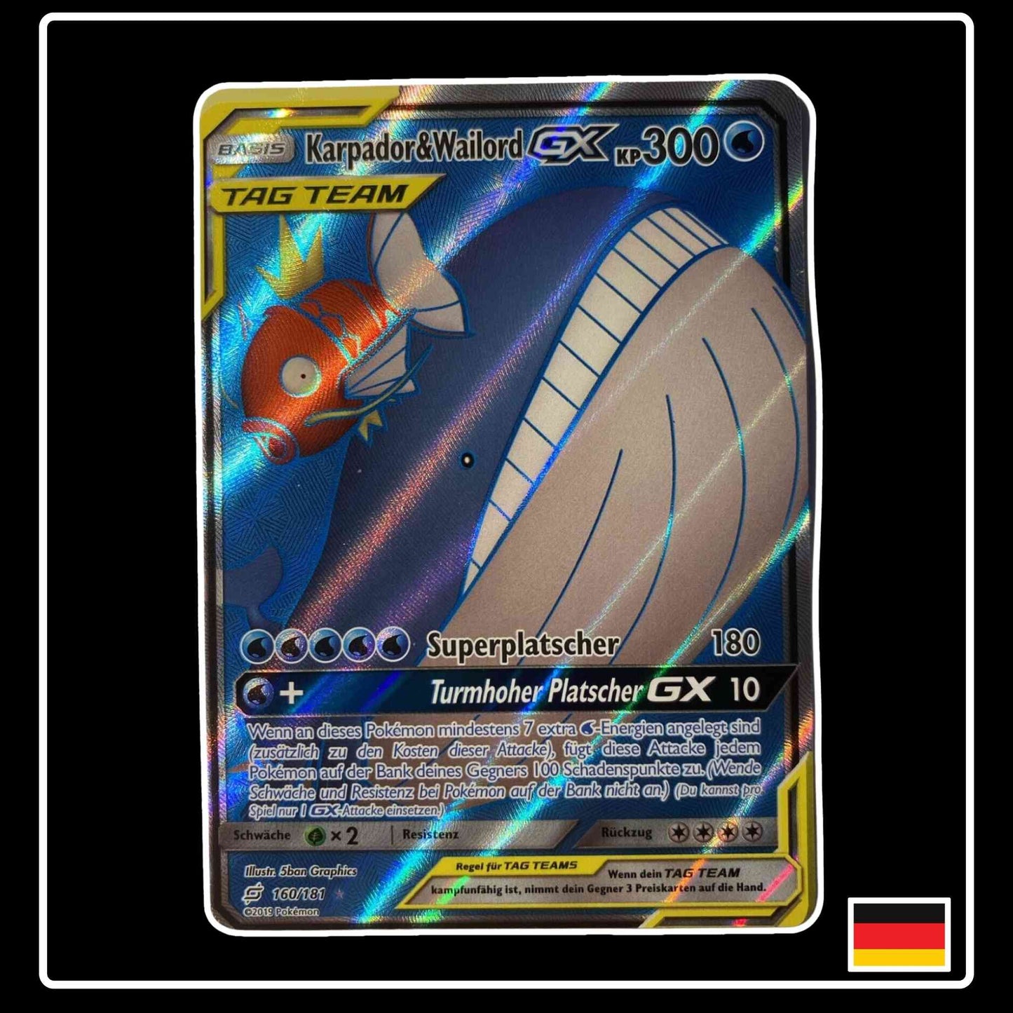Karpador & Wailord GX 160/181 Pokemon