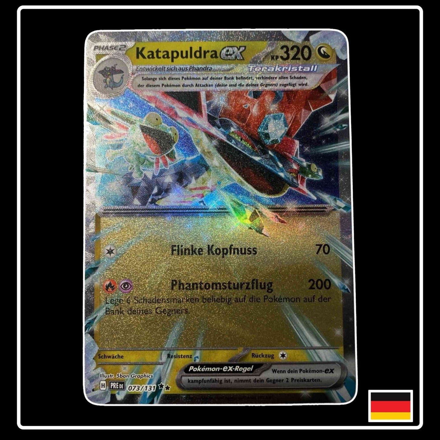 Katapuldra ex 073/131 Pokemon Prismatische Entwicklungen