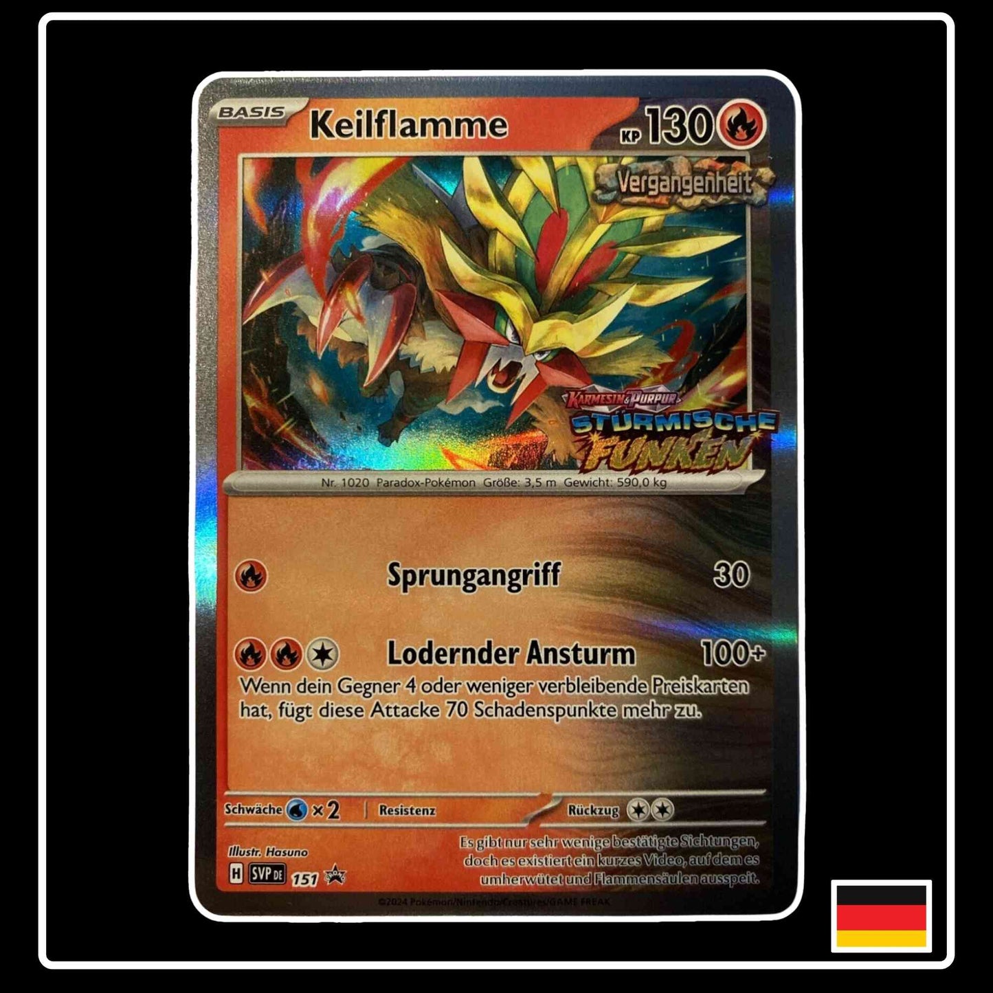 Keilflamme Promo SVP DE 151 Pokemon