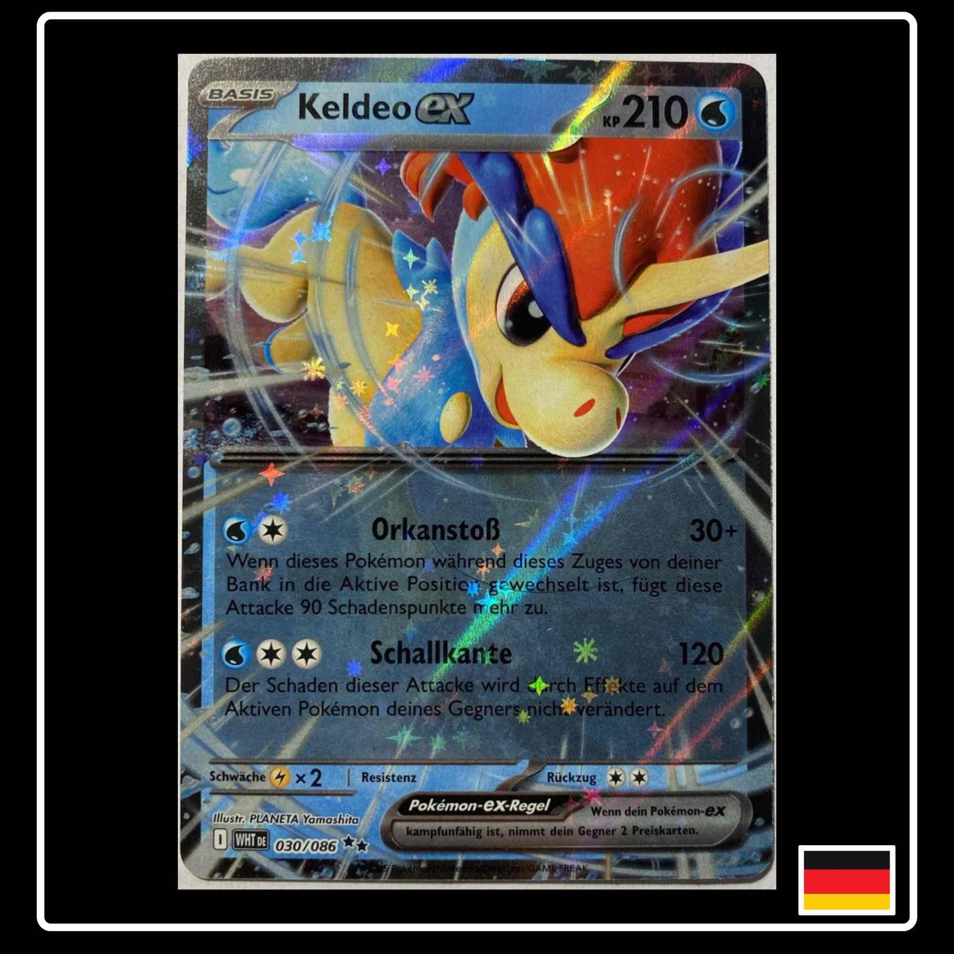 Keldeo ex 030/086 Pokemon Weisse Flammen