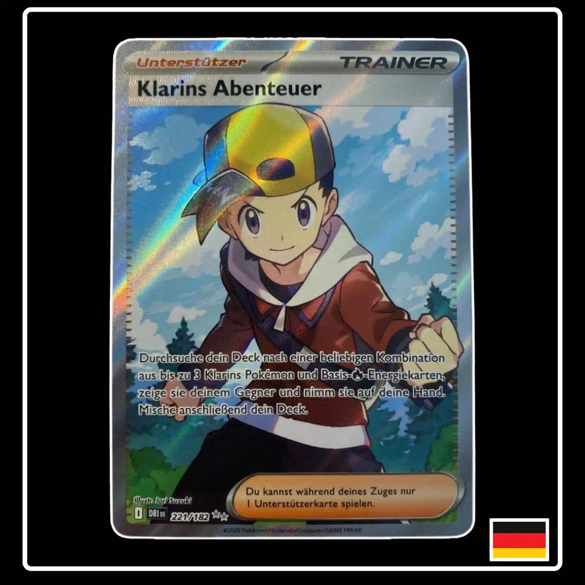 Klarins Abenteuer Full Art 221/182 Pokemon Ewige Rivalen