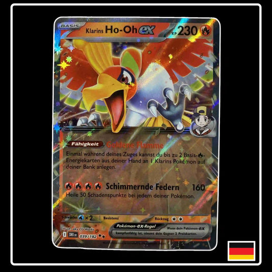 Klarins Ho-Oh ex 039/182 Pokemon Ewige Rivalen