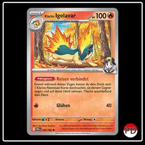 Klarins Igelavar 033/182 Pokemon Ewige Rivalen