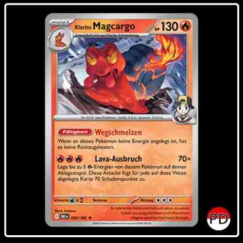 Klarins Magcargo 036/182 Pokemon Ewige Rivalen