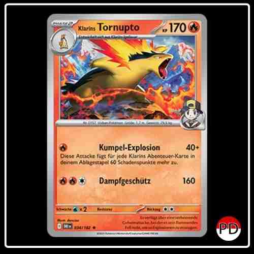 Klarins Tornupto 034/182 Pokemon Ewige Rivalen