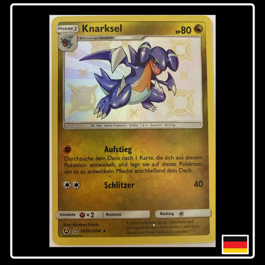 Knarksel Shiny SV39/SV94 Pokemon Verborgenes Schicksal