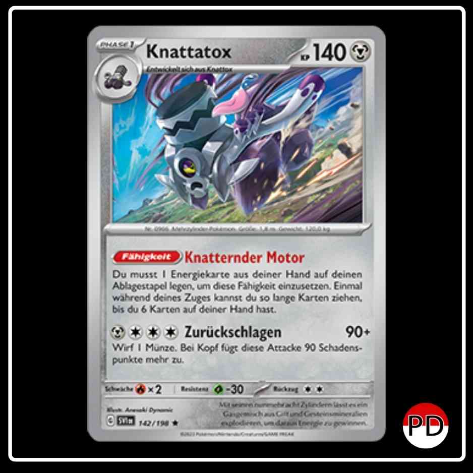Knattatox 142/198 Karmesin & Purpur