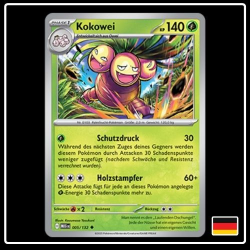 Kokowei 005/132 Pokemon Mega Entwicklung