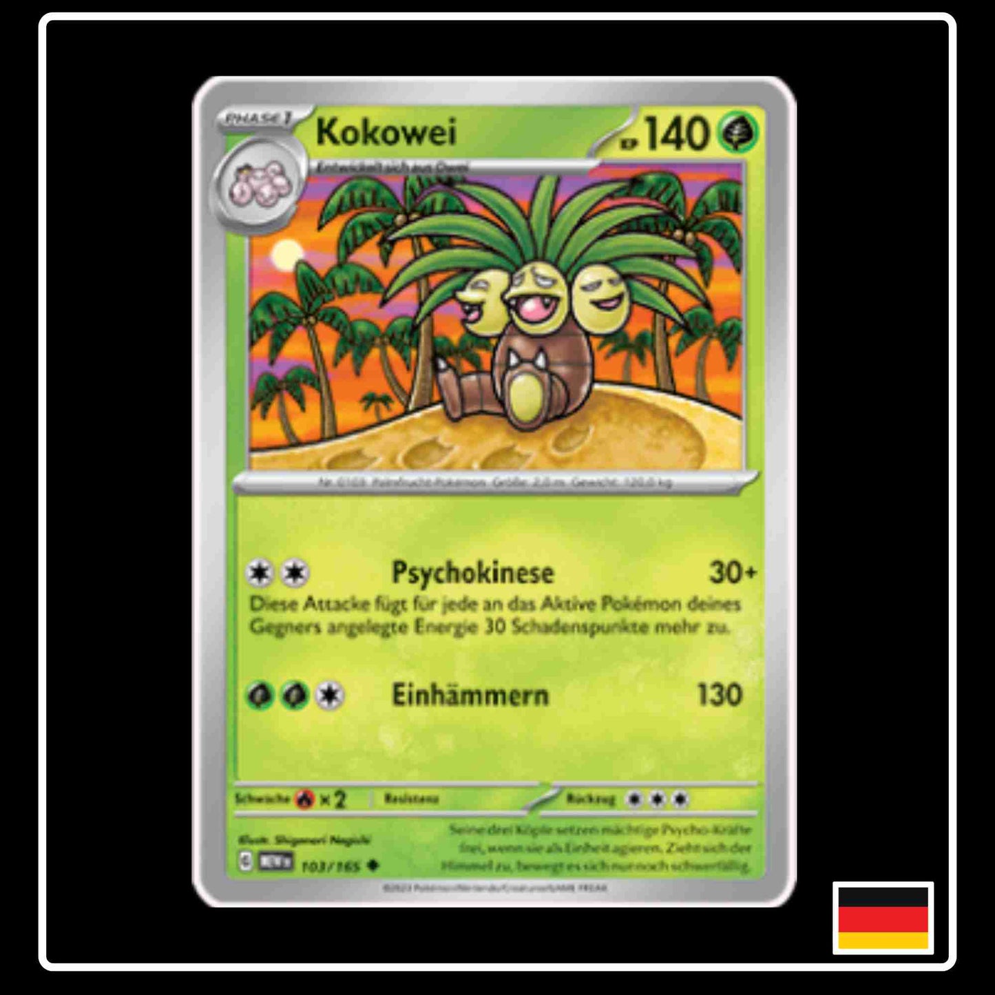 Kokowei 103/165 aus dem Pokemon Set Karmesin & Purpur 151