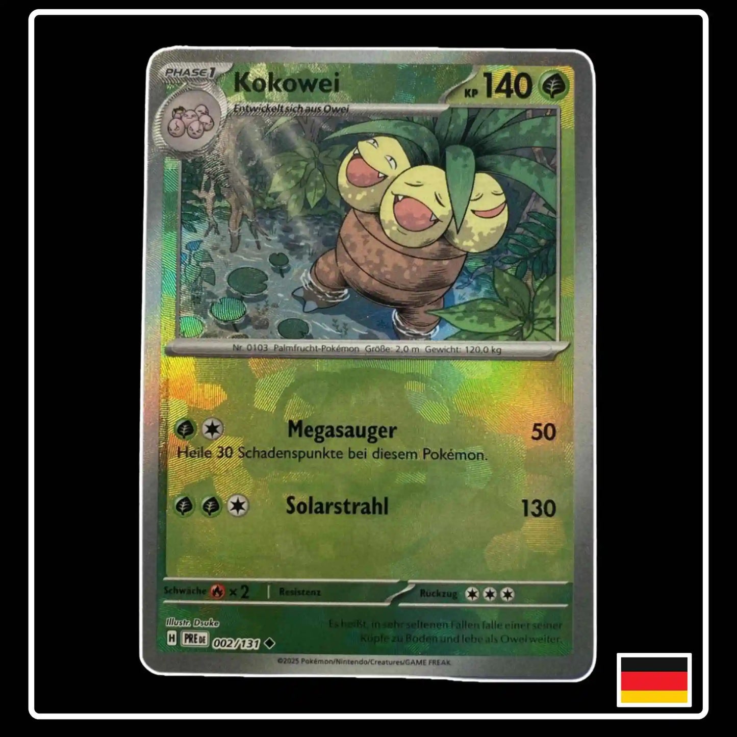 Kokowei Meisterball 002/131 Pokemon Prismatische Entwicklungen