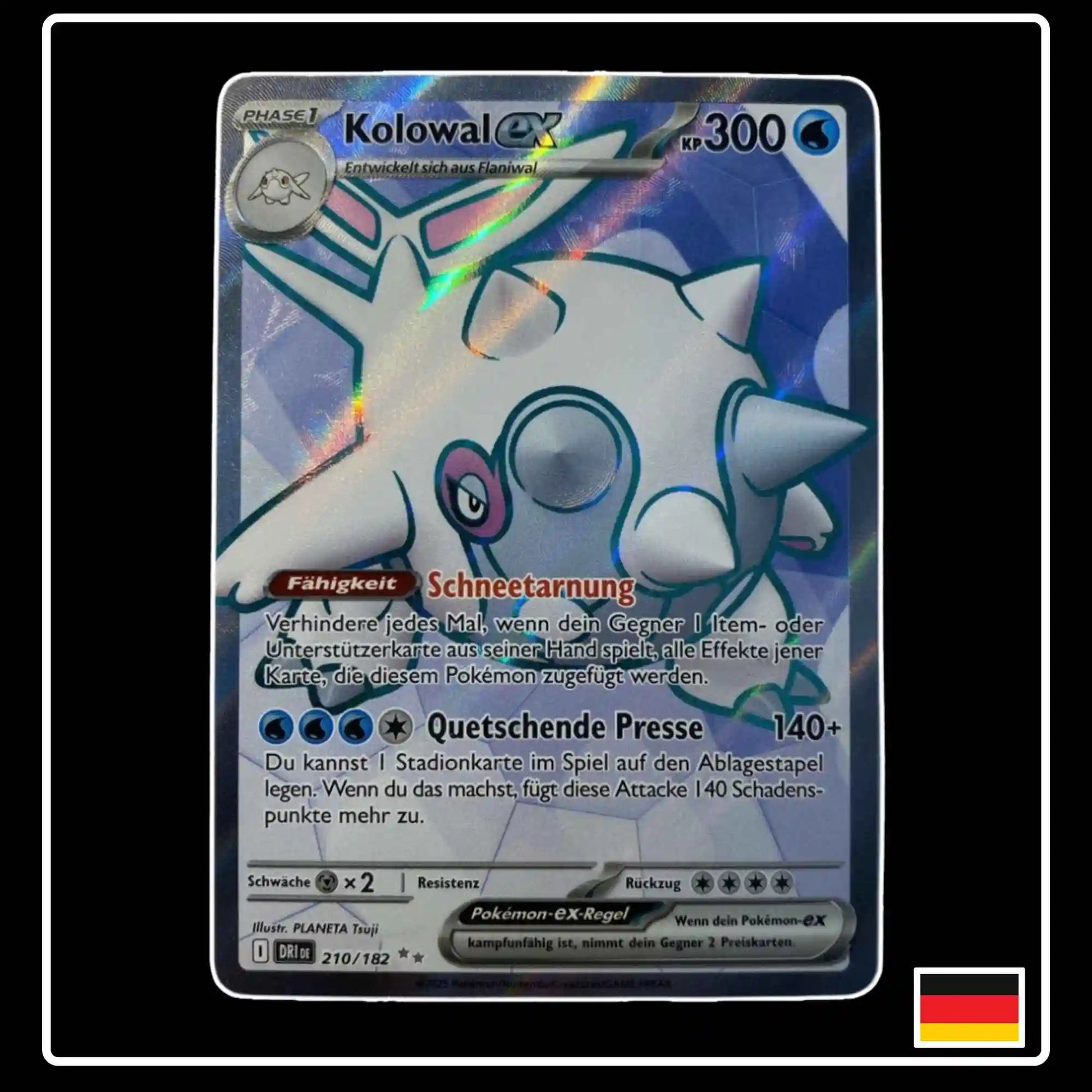 Kolowal ex Full Art 210/182 Pokemon Ewige Rivalen