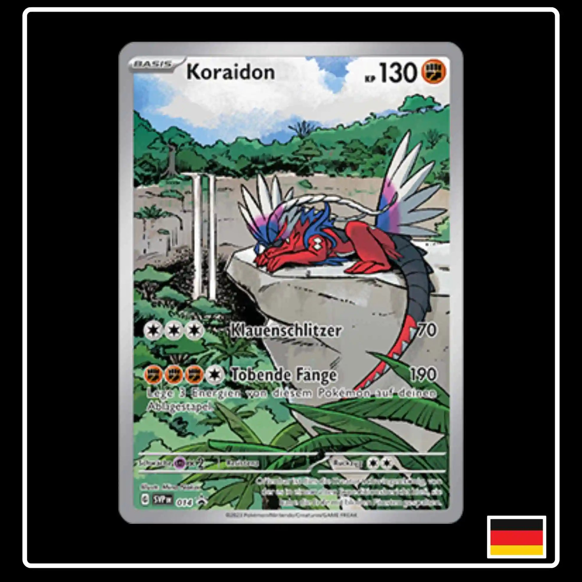 Koraidon Illustration Rare SVP DE 014 Pokemon Black Star Promo