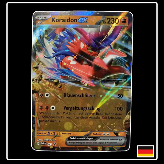 Koraidon ex SVP DE 197 SV Black Star Promo