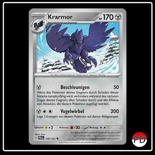 Krarmor 148/193 Pokemon