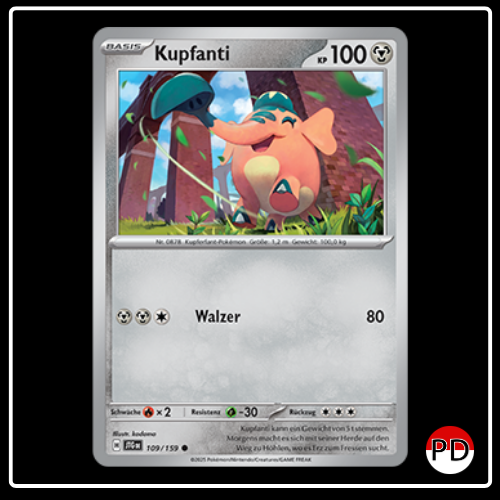 Kupfanti 109/159 Pokemon Reisegefährten