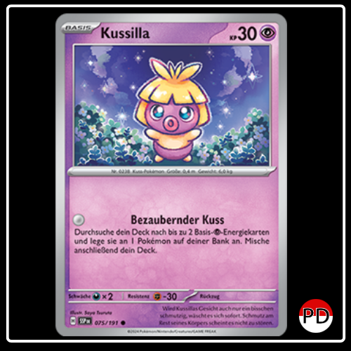Kussilla 075/191 Pokemon Stürmische Funken