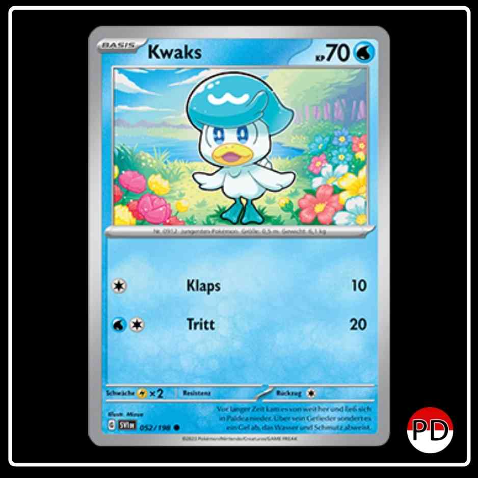 Kwaks 052/198 Pokemon Karmesin & Purpur