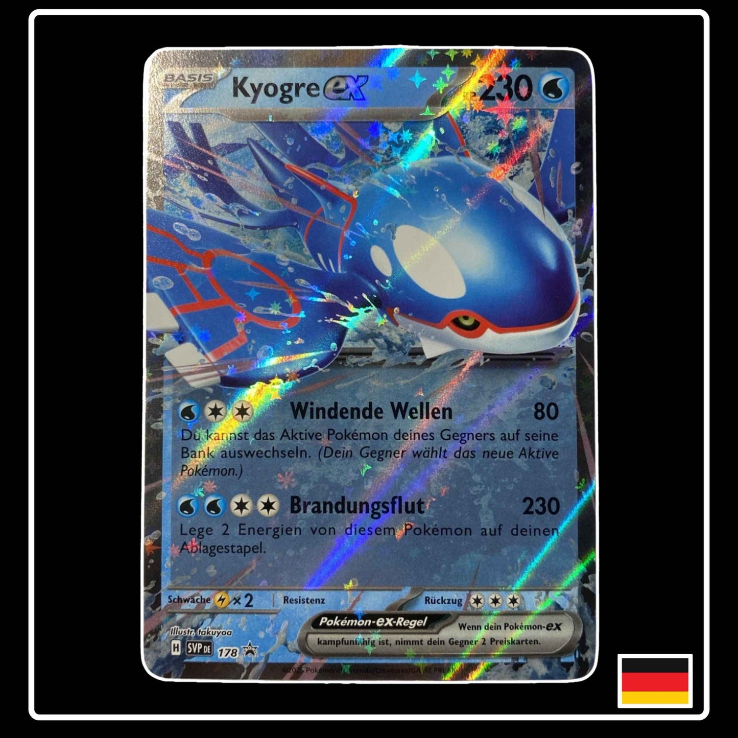 Kyogre ex SVP DE 178 SV Black Star Promo