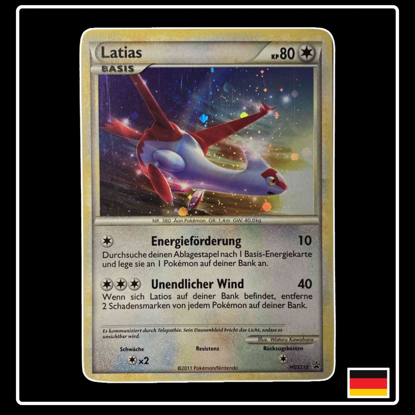 Latias Holo HGSS10 Pokemon Black Star Promo
