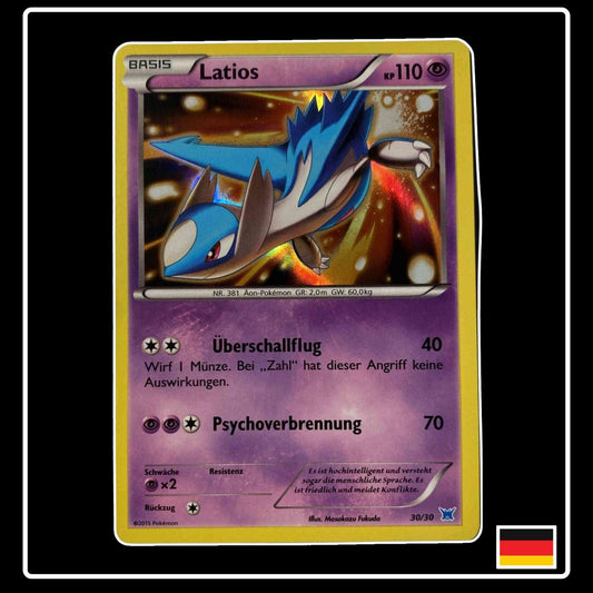 Latios HOLO 30/30 Pokemon XY Trainer Kit