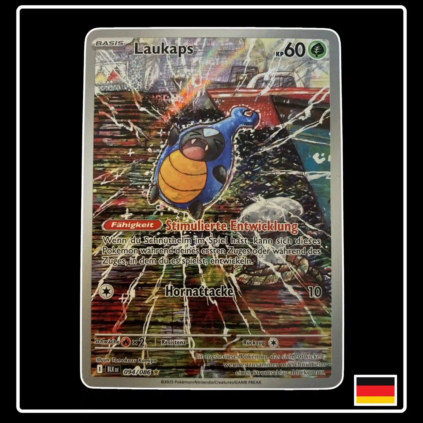 Laukaps Illustration Rare 094/086 Pokemon Schwarze Blitze