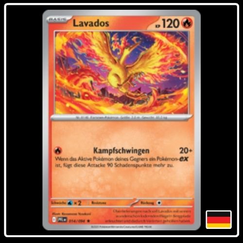 Lavados 014/094 Pokemon Fatale Flammen