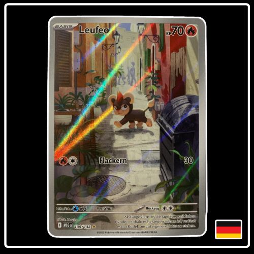 Leufeo Illustration Rare 139/132 Pokemon Mega Entwicklung