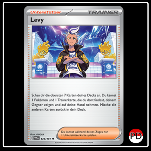 Levy 174/191 Pokemon Stürmische Funken