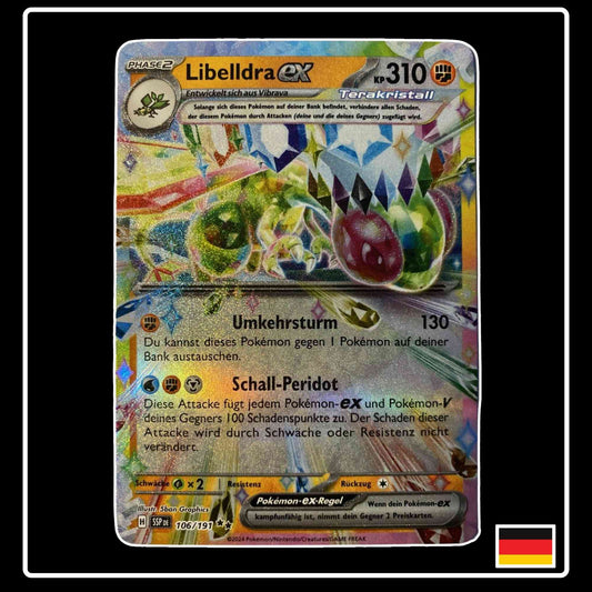 Libelldra ex 106/191 Pokemon Stürmischen Funken
