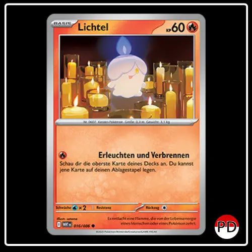 Lichtel 016/086 Pokemon Weisse Flammen