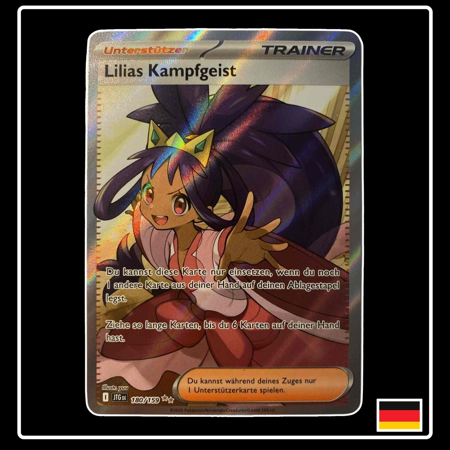 Lilias Kampfgeist 180/159 Pokemon Reisegefährten
