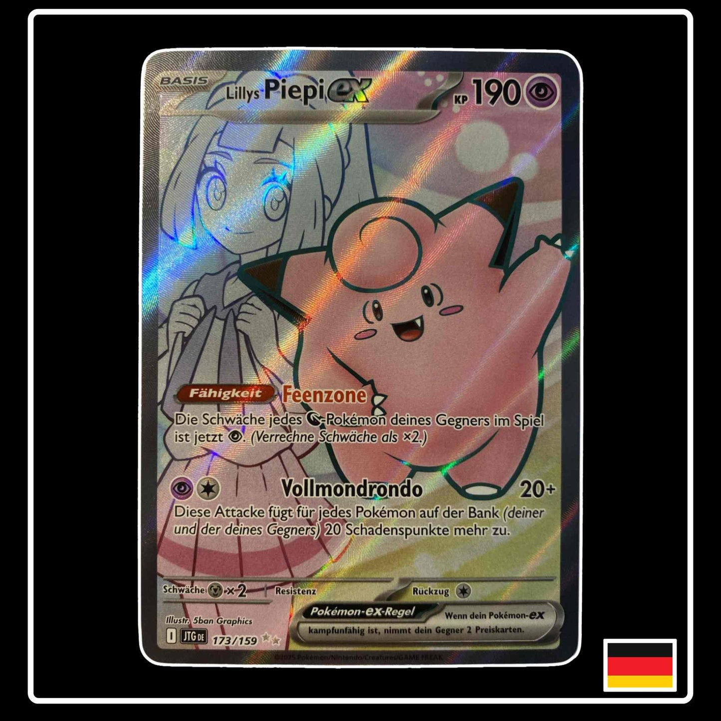 Lillys Piepi ex Full Art 173/159 Pokemon Reisegefährten