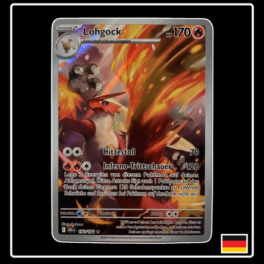 Lohgock Illustration Rare 192/182 Pokemon Ewige Rivalen